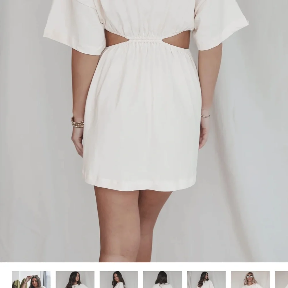 Amazing lace boutique Cream Cut-Out Dress - Picture 4 of 6